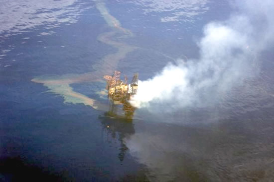 The West Atlas Oil Rig